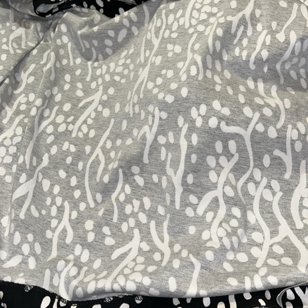New DVF Target Black Midi Sea Spots L/S Wrap Dress SMALL Diane Von Furstenberg - Picture 5 of 12